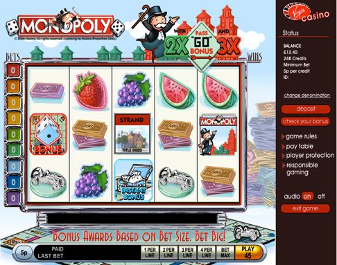 Slots from Virgin Casino